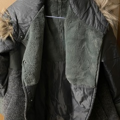 レディース　コート　グレーの画像