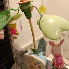 木製ベビーベッド ミニサイズ 男女兼用の画像