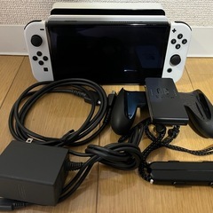 【再値下げ】Nintendo Switch 有機ELモデル ホワイト本体+(MicroSD付)の画像