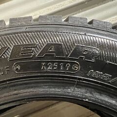 売り切り 155 65 R13 73Q グッドイヤー　 冬タイヤ  7部山 スタッドレスタイヤ 2019年製造の画像