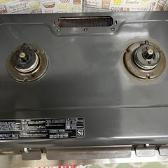 都市ガス用　ガスコンロ　２口の画像