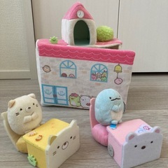 すみっコぐらし　ねこ&とかげ学校セットの画像
