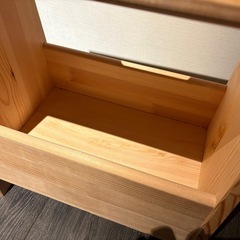 IKEA木製テーブル(小)の画像