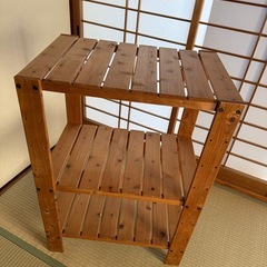 決まりました！木製のたなの画像