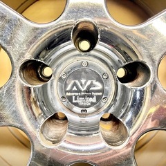 AVS MODEL 7 Limited 17インチ クロームメッキ 2本 当時物の画像