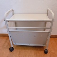 ナカバヤシ ファイルワゴン ホワイトグレーの画像