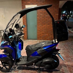【YAMAHA トリシティ155 フル装備　側車付き登録　ルーフ付き　屋根　希少の画像