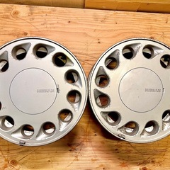 希少！ S13 シルビア 純正 15インチ アルミホイール 4本セットの画像