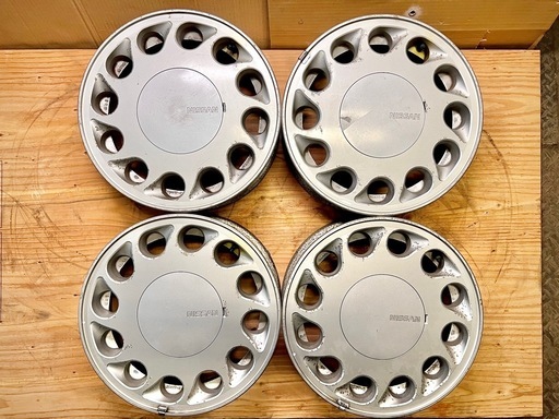 希少！ S13 シルビア 純正 15インチ アルミホイール 4本セット