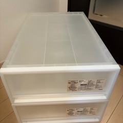 【美品】無印良品ポリプロピレン衣装ケース引き出し式③の画像