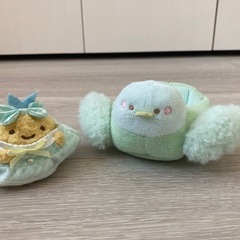 すみっコぐらし　アジフライのしっぽ＆鳥セットの画像