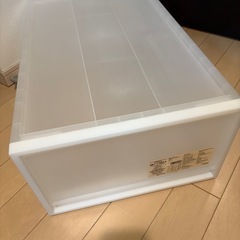 【美品】無印良品ポリプロピレン衣装ケース引き出し式　大の画像