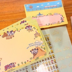 シール筆記用具セットの画像