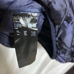 ユニクロ　レディース　フード付ダウン　Sサイズの画像