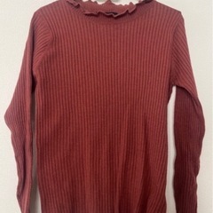 ボルドーニット＆オレンジニット 2点セットの画像