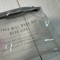 クリアポーチ3つ　旅行　収納などにの画像