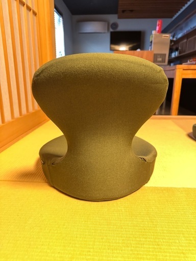 姿勢矯正クッション オリーブグリーン 2点セット