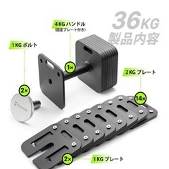 Eisenlink ダンベル  36kg×2の画像