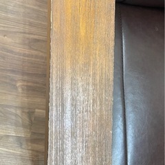 ニトリ　合皮ソファ　2人掛け　レザーの画像