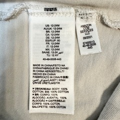 【美品】LOOK by BEAMS::mini ロンパース 80cm 春秋冬の画像