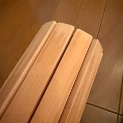 【美品】AND・DECO ロールテーブル／ウッド／折りたたみ・収納バッグ付き（中川区八熊）の画像