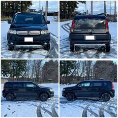 【車検2年付き】H19/クロスロード/4WD/7人乗り/fMTタイヤ/スタッドレスありHDDナビの画像