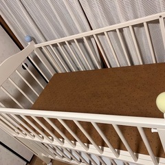 ベビーベッド　ミキハウスの画像