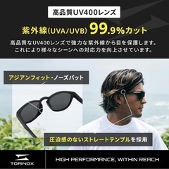 [TORINOX] サングラス メンズ 偏光サングラス ゴルフ 釣り　新品の画像
