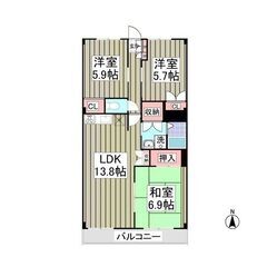 EO🎄Xmas🎅フリーレント1ヶ月＆敷金・礼金ゼロ！ 南向きの明...