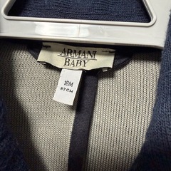 ARMANI BABY｜ネイビー ジャケット／18M（約82cm）の画像