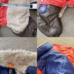 犬用ジャケット 赤・青・茶色 PET PARADISEの画像