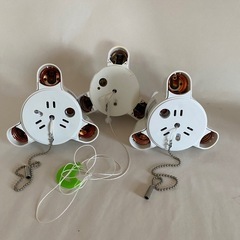 3灯　ペンダントライト ナツメ球 ソケット付 天井直付 3個セットの画像