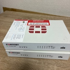 Fortinet 50E ×2台の画像