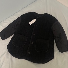 GU キッズ ボアキルティングコートの画像