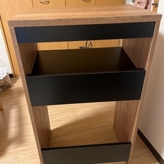 ゴミ箱上収納 幅60 レンジ台 ゴミ箱上ラック の画像