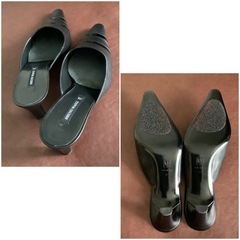 ブルーノマリ【24㎝位】ミュール☆クリーニングお手入れ済み1418の画像