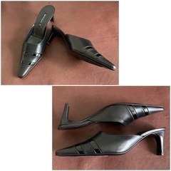 ブルーノマリ【24㎝位】ミュール☆クリーニングお手入れ済み1418の画像