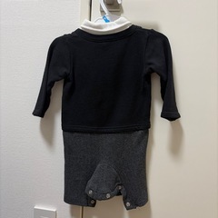 （②譲り先決定）ベビー服80cmフォーマル風カバーオールの画像