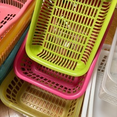 脱衣カゴ　収納ケース　かご　全10個の画像