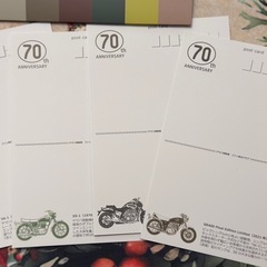 ヤマハ発動機　70周年　オリジナルポストカードセットの画像