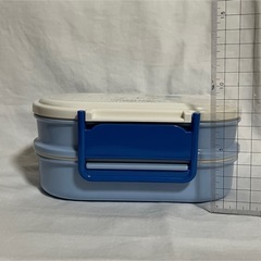 弁当箱 楕円形　ブルーの画像