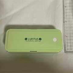 2段式弁当箱 緑色の画像