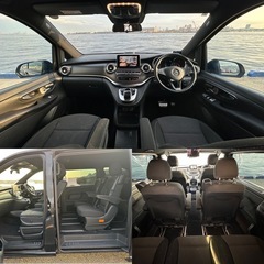 メルセデスベンツ　Vクラス　220D レーダーセー フティパッケージ360°パノラミックビューモニター車検令和8年6月までアダプティブクルーズコントロールブラインドスポットアシスト（BSA）の画像