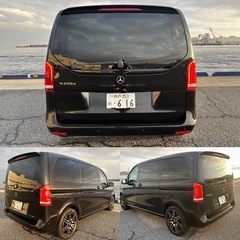 メルセデスベンツ　Vクラス　220D レーダーセー フティパッケージ360°パノラミックビューモニター車検令和8年6月までアダプティブクルーズコントロールブラインドスポットアシスト（BSA）の画像