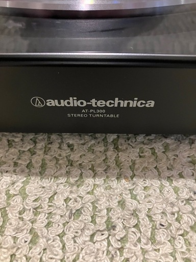 【美品】audio-technica レコードプレーヤー　AT-PL300 BK