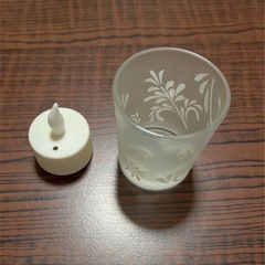 グラスキャンドルライトの画像