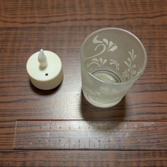 グラスキャンドルライトの画像