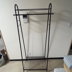 ニトリ A型ハンガーラック(ブラック DK2s01) の画像