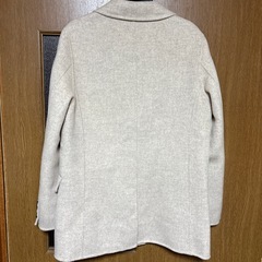 新品未使用　タグ付き　ABI TOKYO　ウール100%コート　アイボリー L〜LLの画像