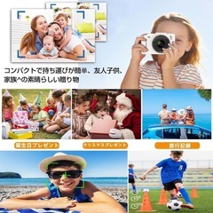 新品 デジタルカメラ 4K動画 6800万画素 オートフォーカス 16倍ズーム の画像